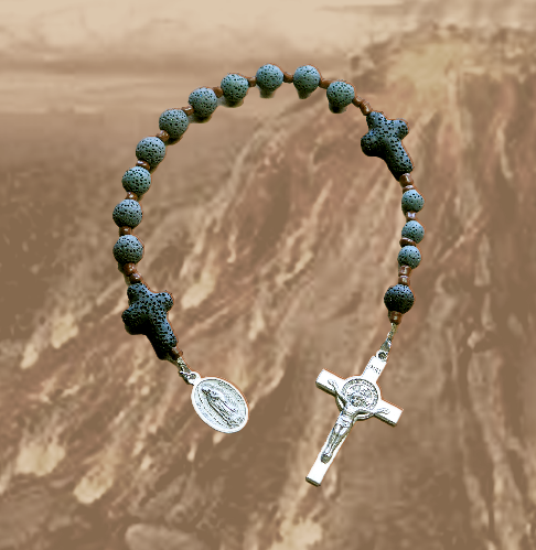 Black and natural lava Black and natural lava